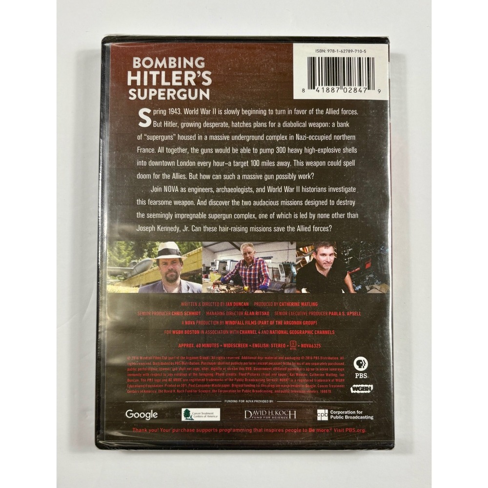 Bombing Hitler's Supergun PBS NOVA DVD - Picture 2 of 2